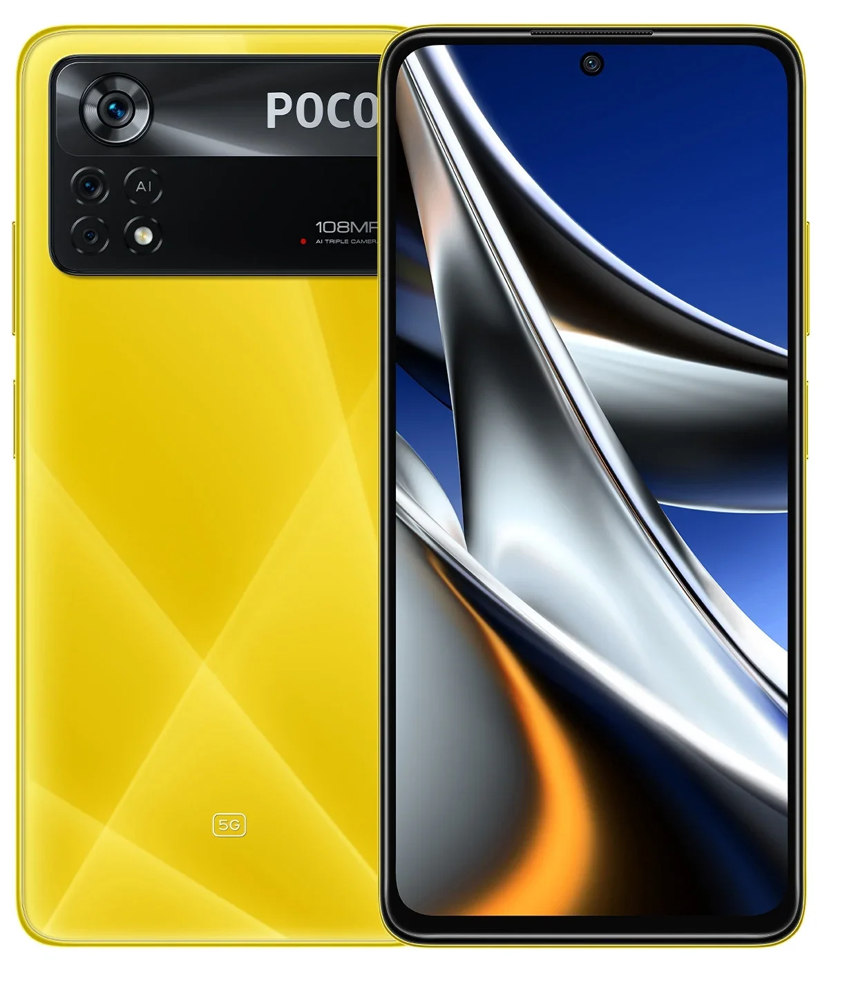 Mobilusis telefonas Poco X4 Pro 5G,256GB, Geltona