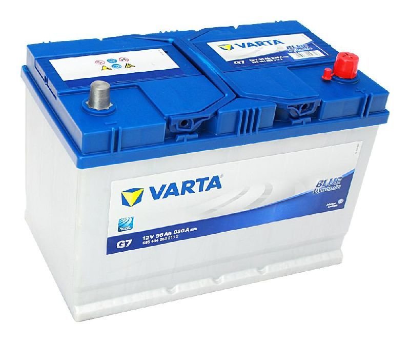 Akumuliatorius VARTA Blue Dynamic G7, 95 Ah, 830 A, 225 x 306 x 173 mm