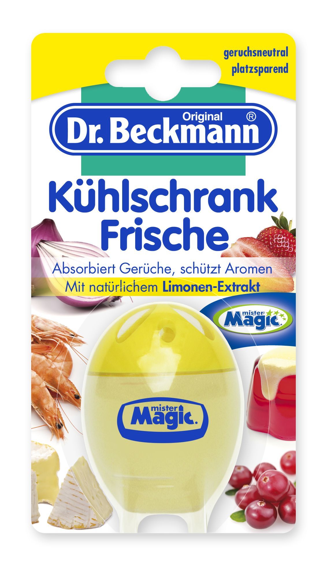 Šaldytuvų gaiviklis DR BECKMANN, citrinų kvapo, 40 g-0