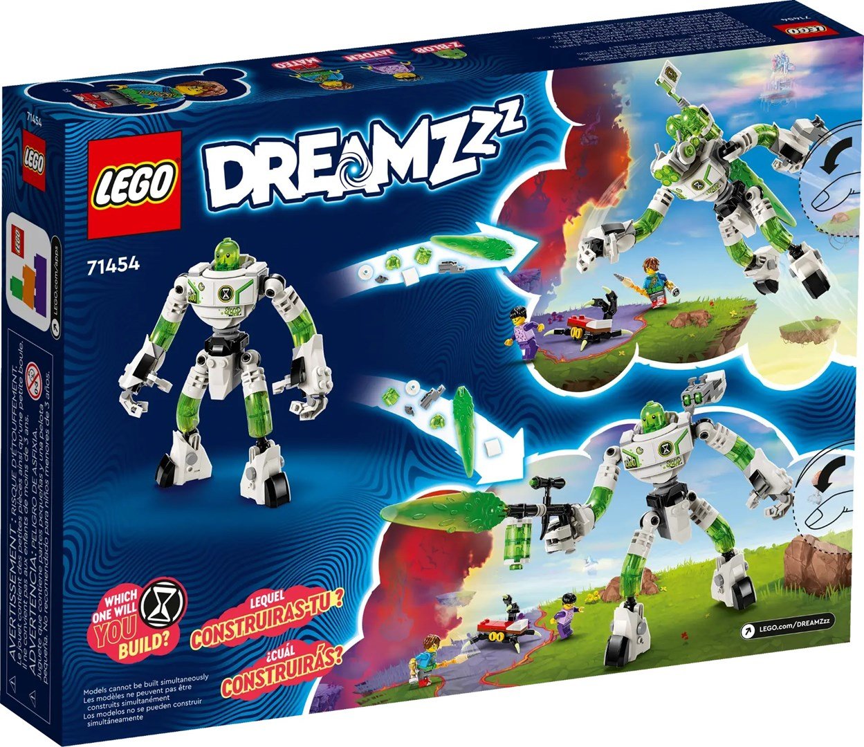 Konstruktorius LEGO® DREAMZzz™ Mateo ir robotas Z-Blob 71454, 237 vnt. - 2