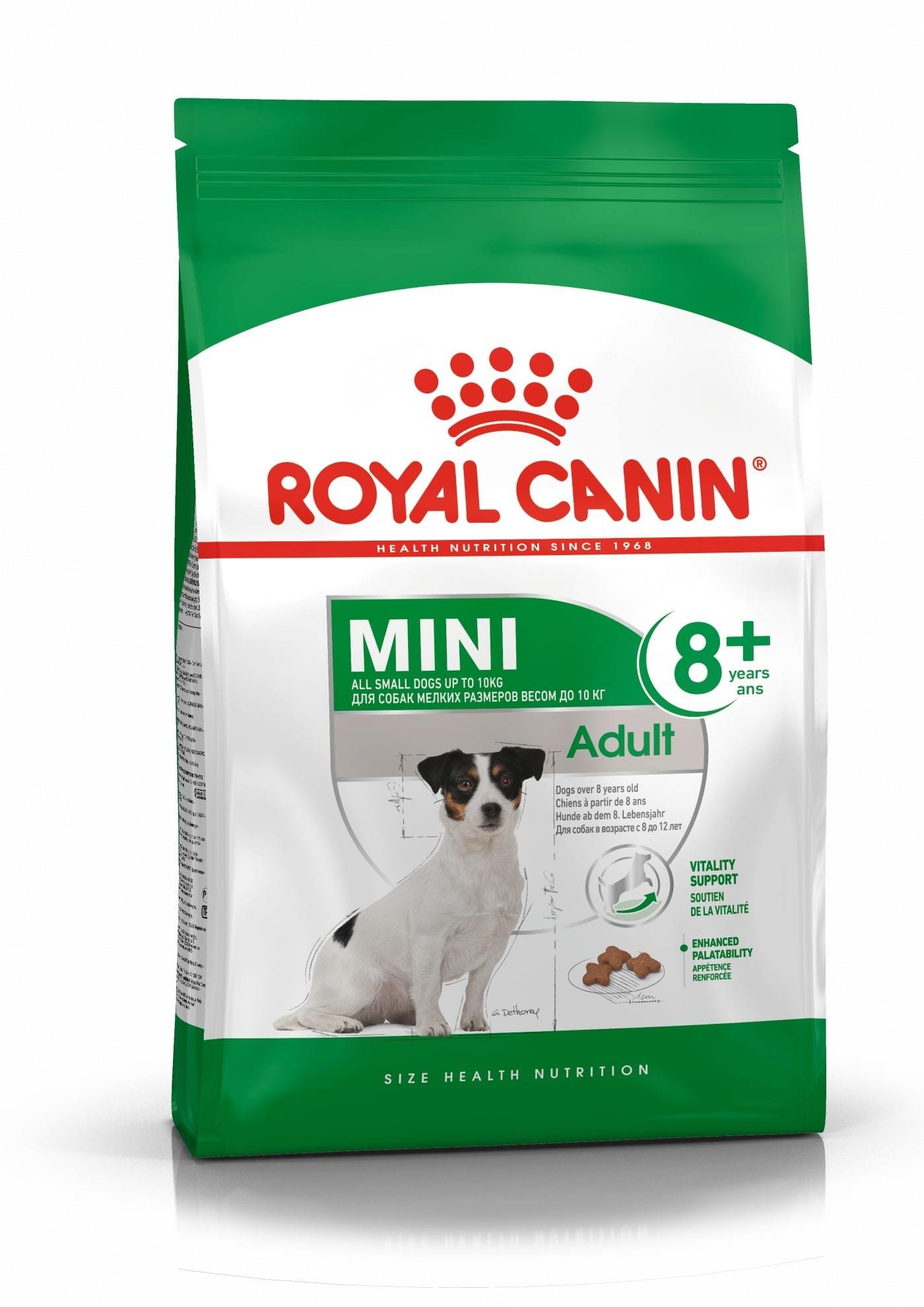 Sausas suaugusių šunų ėdalas ROYAL CANIN MINI ADULT 8+, 2 kg