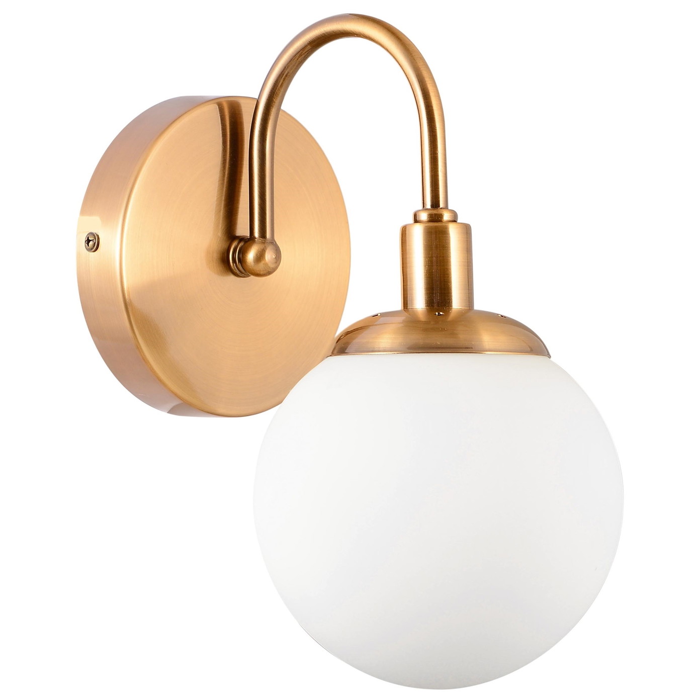 Sieninis šviestuvas G. LUX Ball, 1 x E27, žalvario spalvos-0