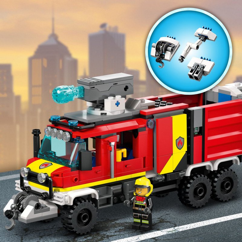 Konstruktorius LEGO City Fire Fire Command Truck 60374 - 4