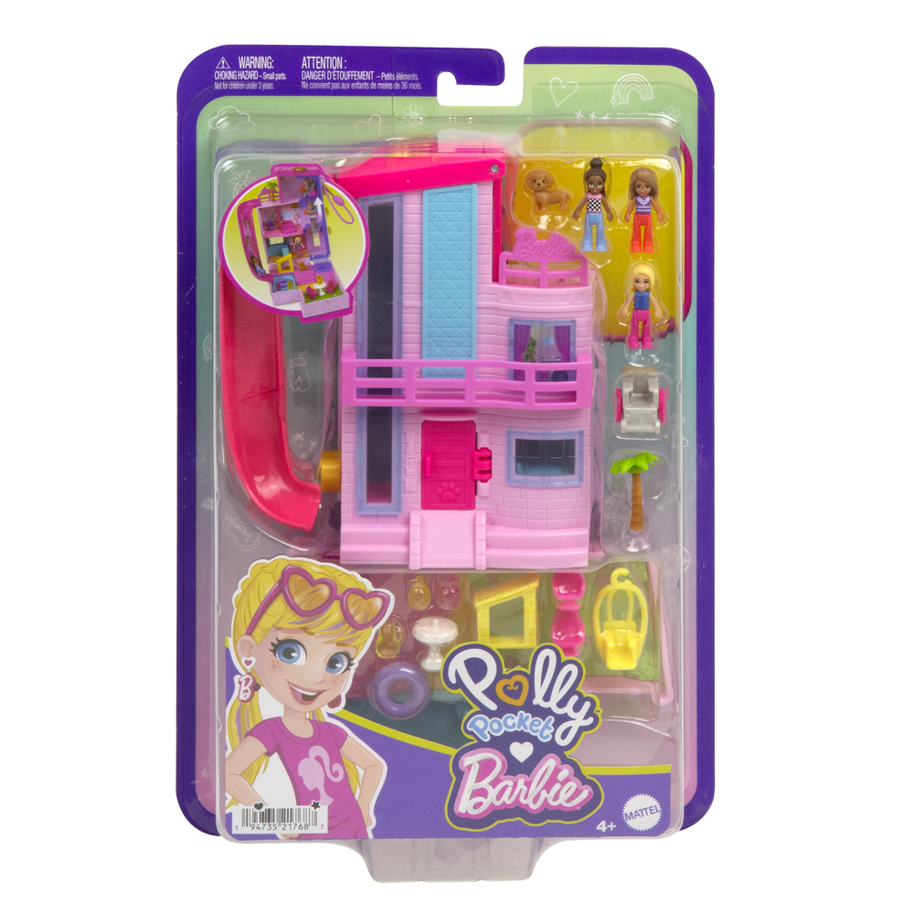 Polly Pocket Barbie tematikos pramogų rinkinys-0