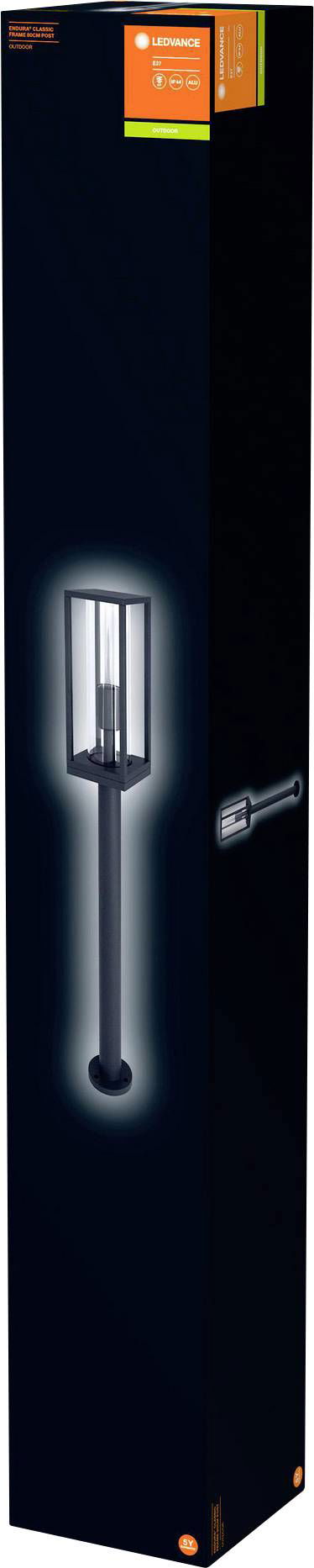 Pastatomas lauko šviestuvas LEDVANCE Endura Frame, IP44, 1xE27, max 60W, pilkos sp., h80 cm - 3