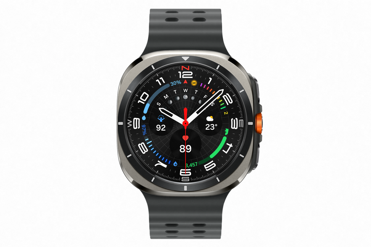 Išmanusis laikrodis Samsung Galaxy Watch Ultra, LTE, 45 mm, sidabro-1