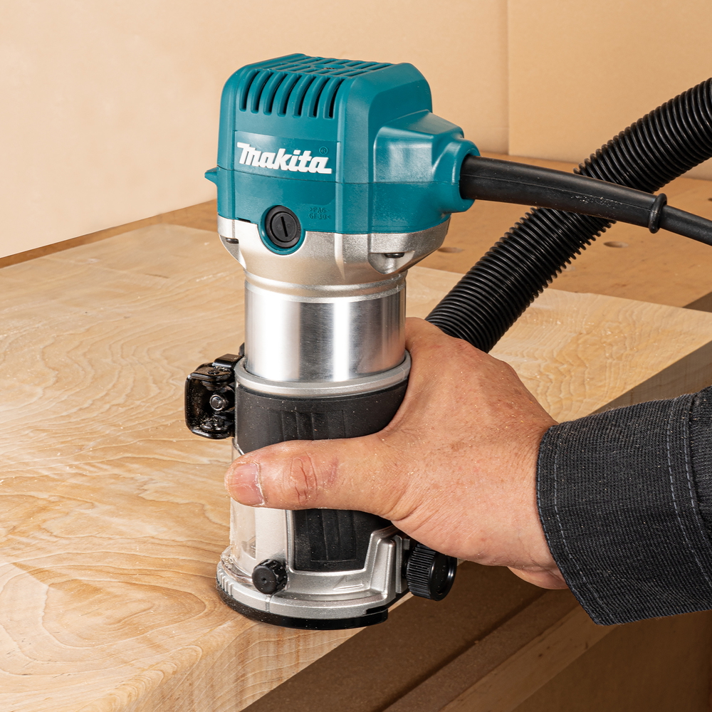 Elektrinės frezavimo-pjovimo staklės MAKITA RT0702C, 710 W - 7