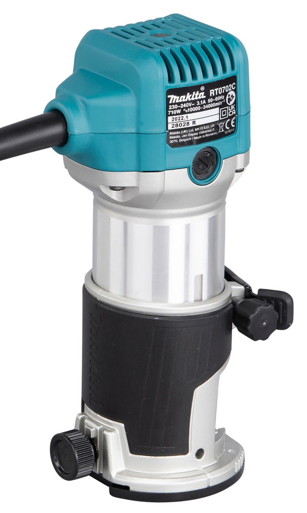 Elektrinės frezavimo-pjovimo staklės MAKITA RT0702C, 710 W-1