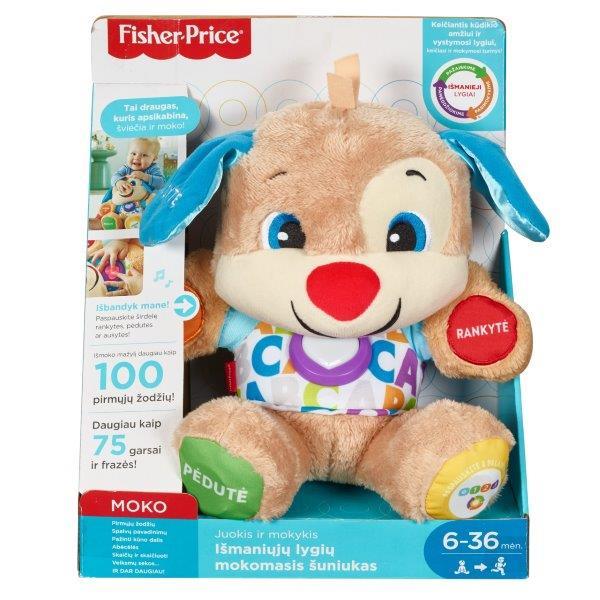 Pliušinis interaktyvus žaislas FISHER PRICE lietuvių kalba-0