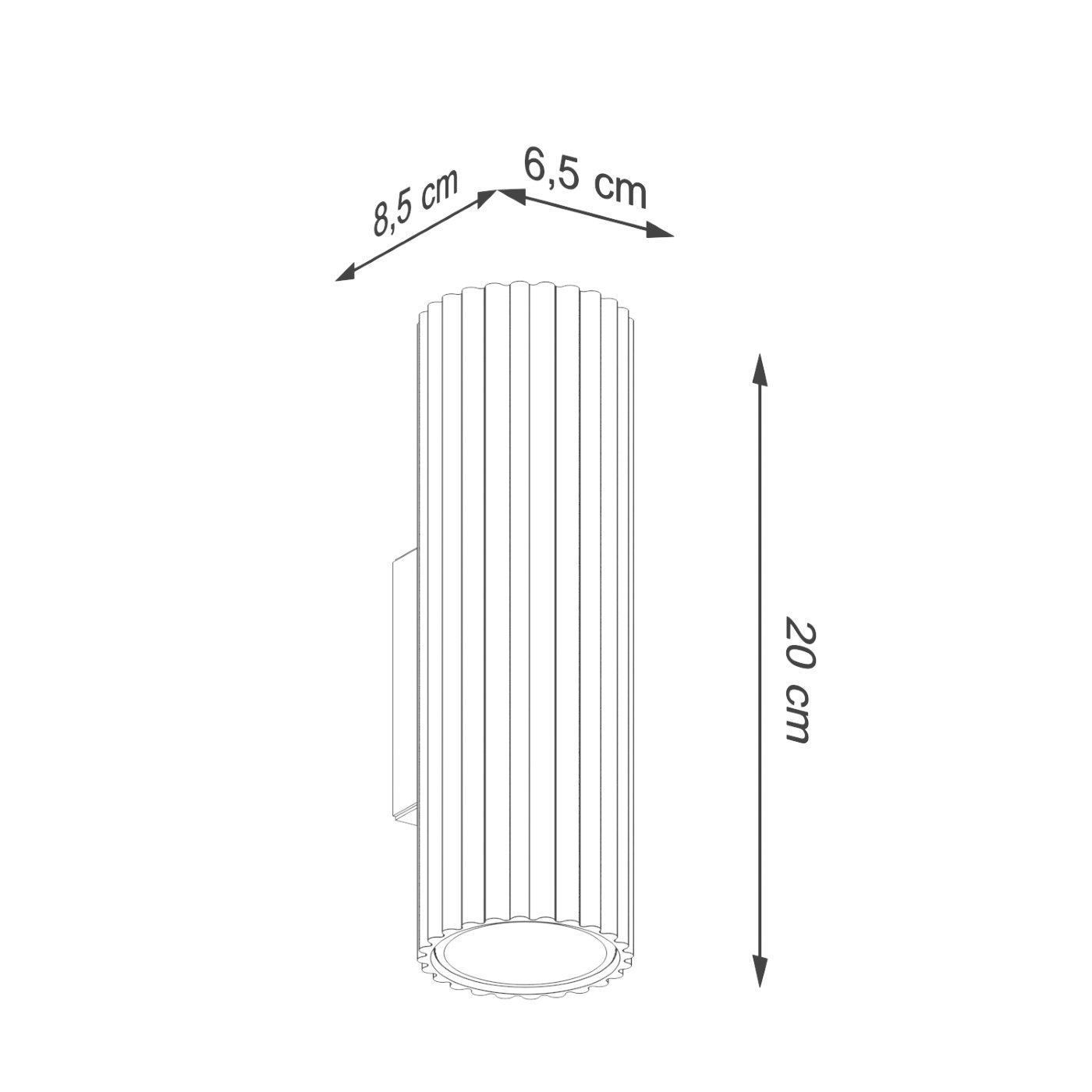 Sieninis šviestuvas SOLLUX KARBON 20, GU10, 2 x max 10W LED, žalia - 7