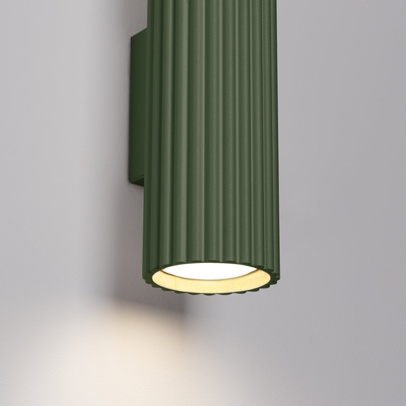 Sieninis šviestuvas SOLLUX KARBON 20, GU10, 2 x max 10W LED, žalia - 5