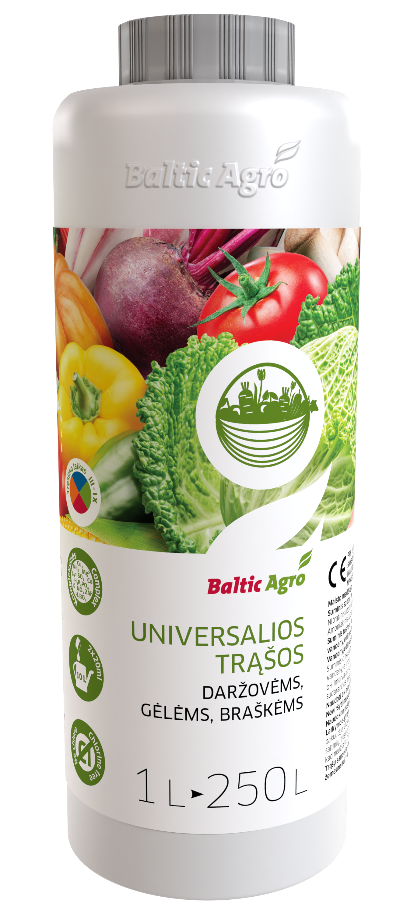 Skystos universalios gėlių ir daržovių trąšos, 1 L-0