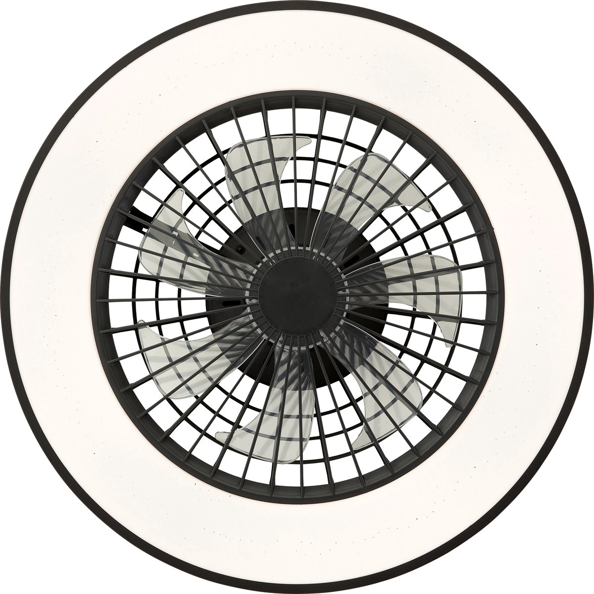 LED šviestuvas-ventiliatorius BRILLIANT MAZZARO 40W CCT3000-6500K RGB 4700lmØ48cm su pultu-1