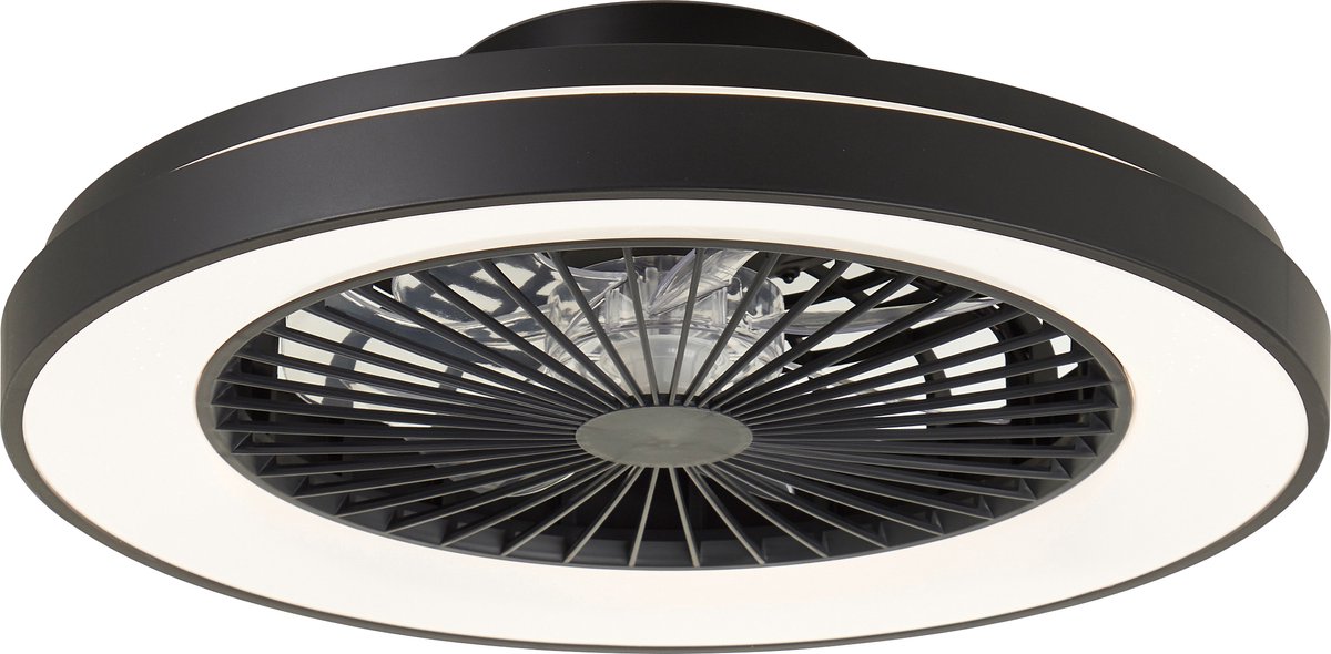 LED šviestuvas-ventiliatorius BRILLIANT MAZZARO 40W CCT3000-6500K RGB 4700lmØ48cm su pultu-0