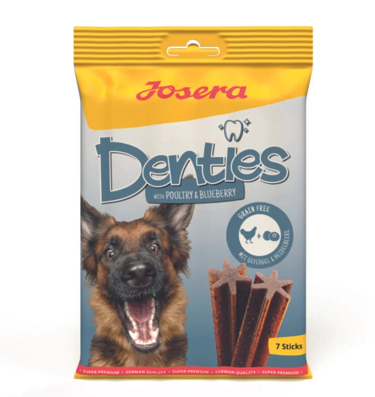 Skanėstas šunims JOSERA Denties, su vištiena ir mėlynėmis, 180 g-0