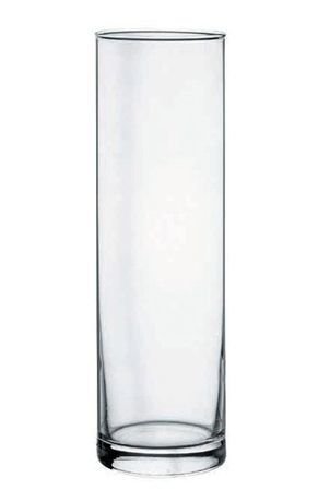 Stiklinė vaza, 26 x 8 cm
