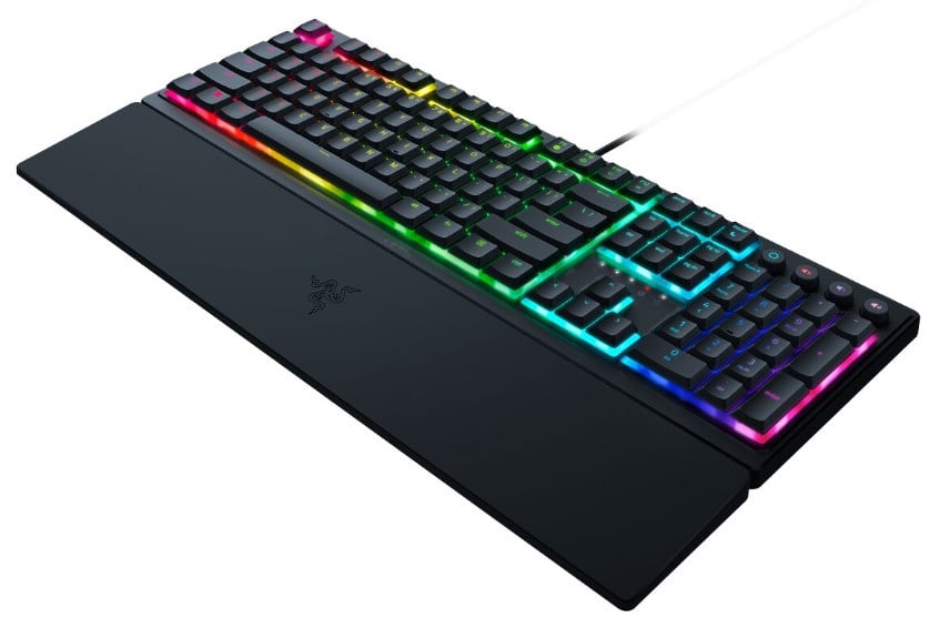 Razer Ornata V3  Gaming Keyboard, RGB LED light, US, Black, Wired, Mecha-Membrane - 7