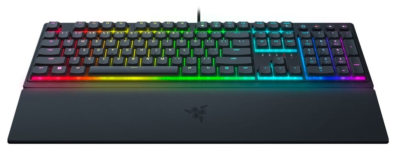 Razer Ornata V3  Gaming Keyboard, RGB LED light, US, Black, Wired, Mecha-Membrane - 4
