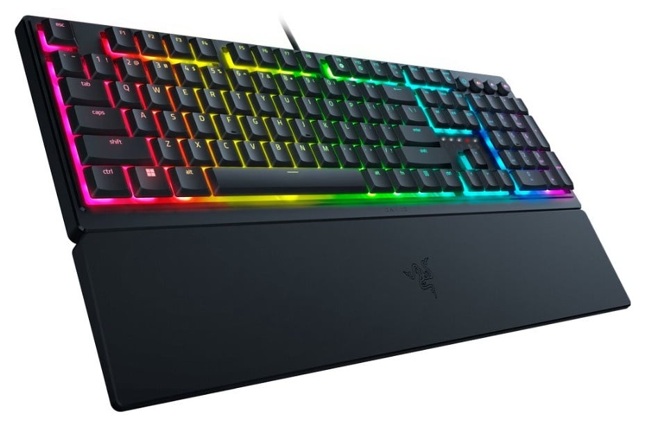 Razer Ornata V3  Gaming Keyboard, RGB LED light, US, Black, Wired, Mecha-Membrane - 5
