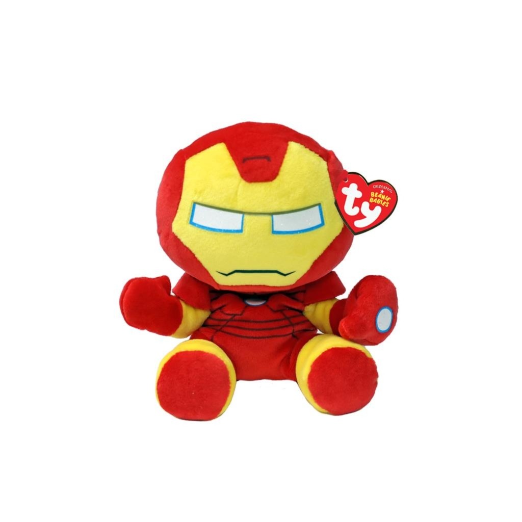 Pliušinis žaislas, TY IRON MAN, raudonos sp., 15 cm-0