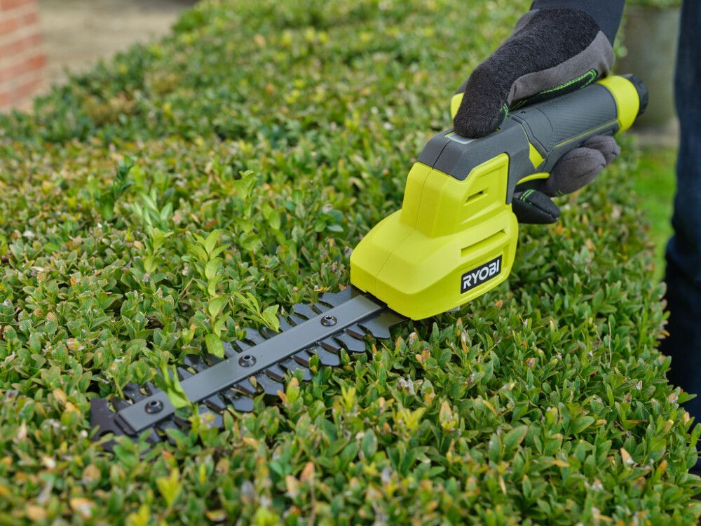 Akumuliatorinės žolės-gyvatvorių žirklės RYOBI RY4CGSA-120, 4,0 V, 2,0 Ah Li-ion, 8/15 cm - 4