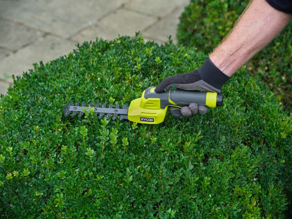Akumuliatorinės žolės-gyvatvorių žirklės RYOBI RY4CGSA-120, 4,0 V, 2,0 Ah Li-ion, 8/15 cm - 3