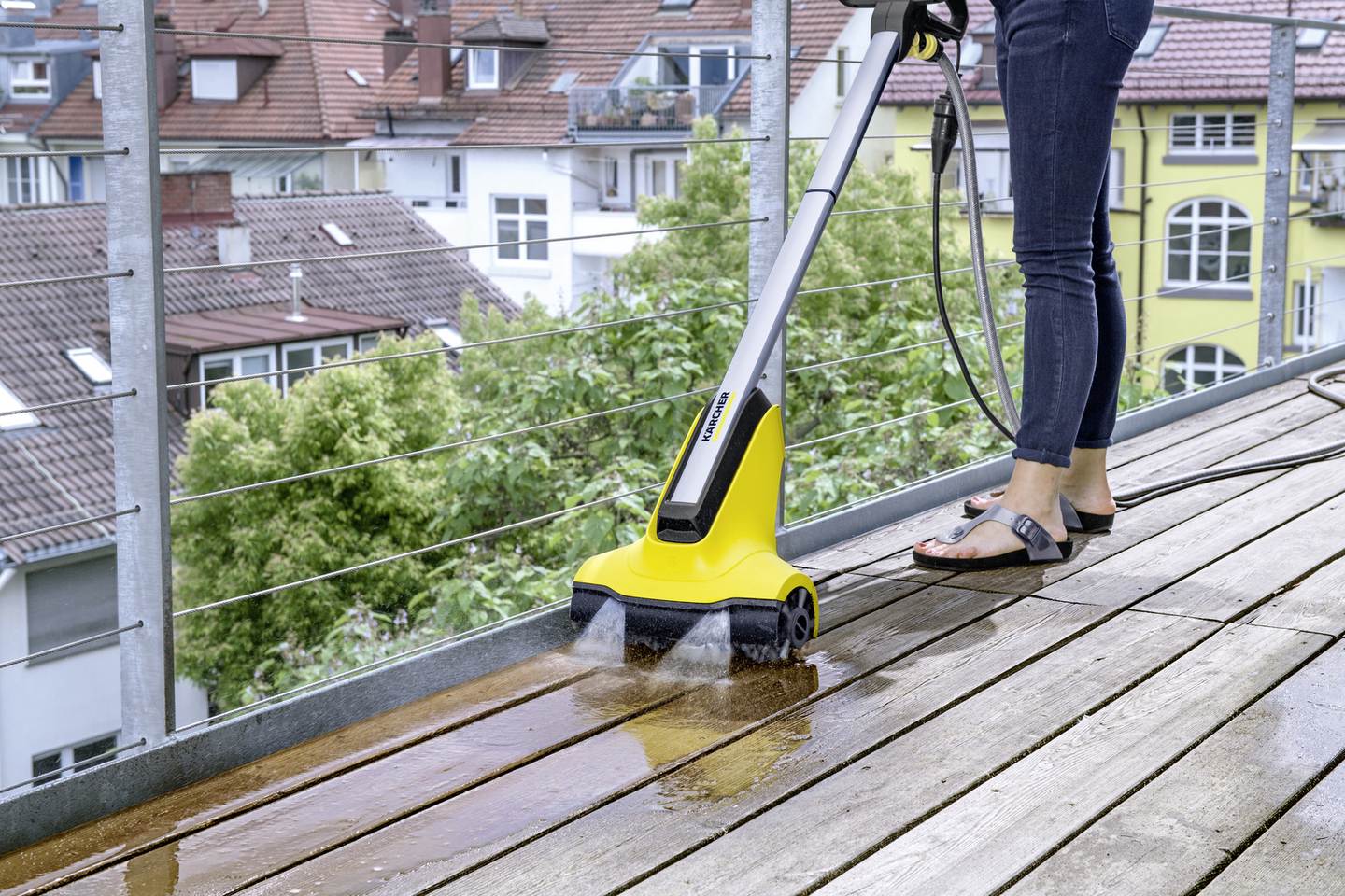Elektrinis valytuvas KARCHER PCL 4, 600 W, 180 l/h, 4 bar, terasai plauti - 4