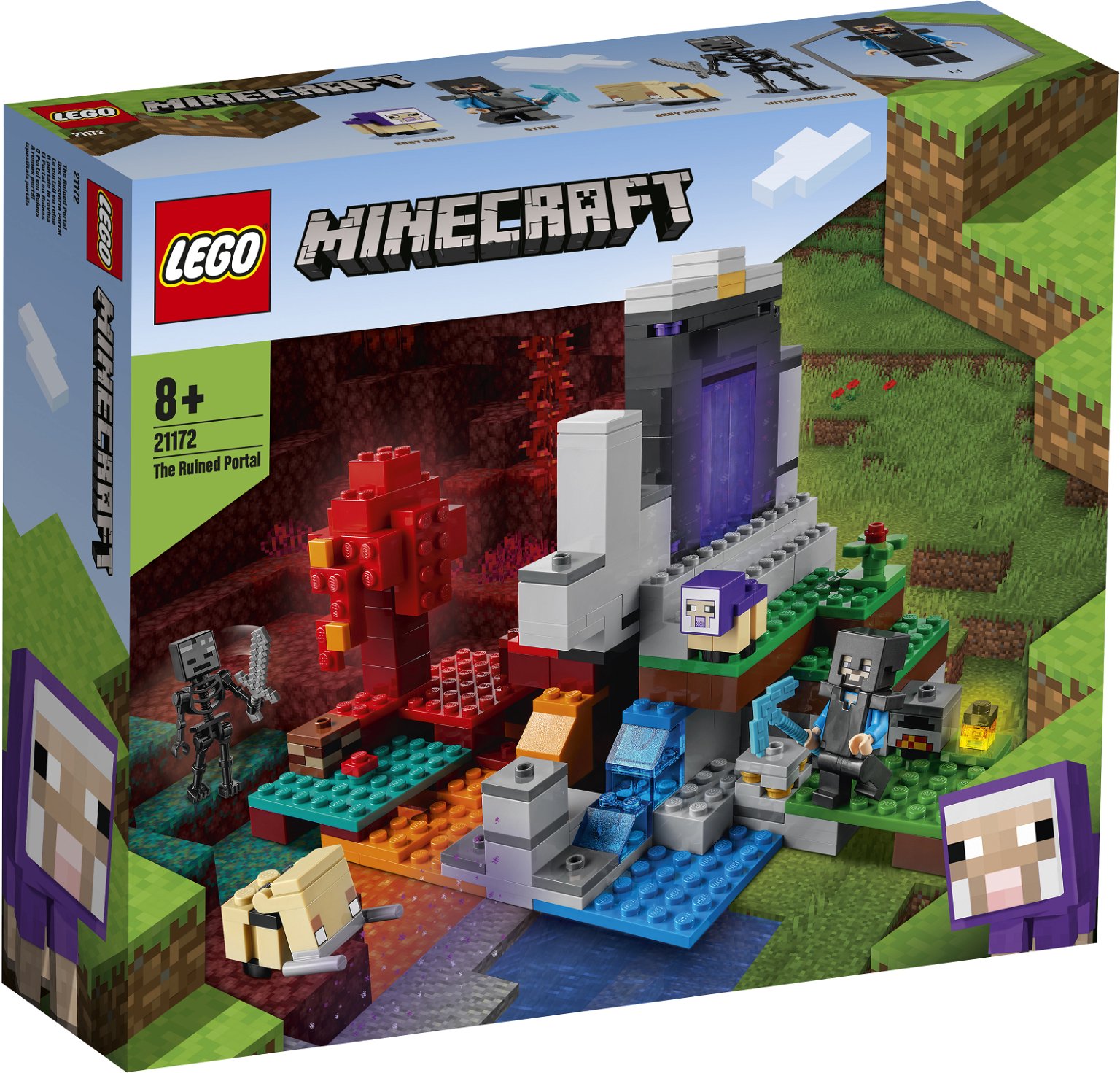 Konstruktorius LEGO® Minecraft Portalo griuvėsiai 21172 - 1