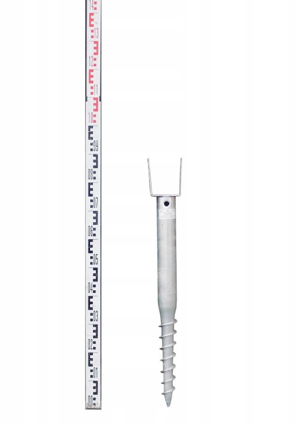 Įsukamas sraigtinis polis  U 81x685x2mm HDG-0