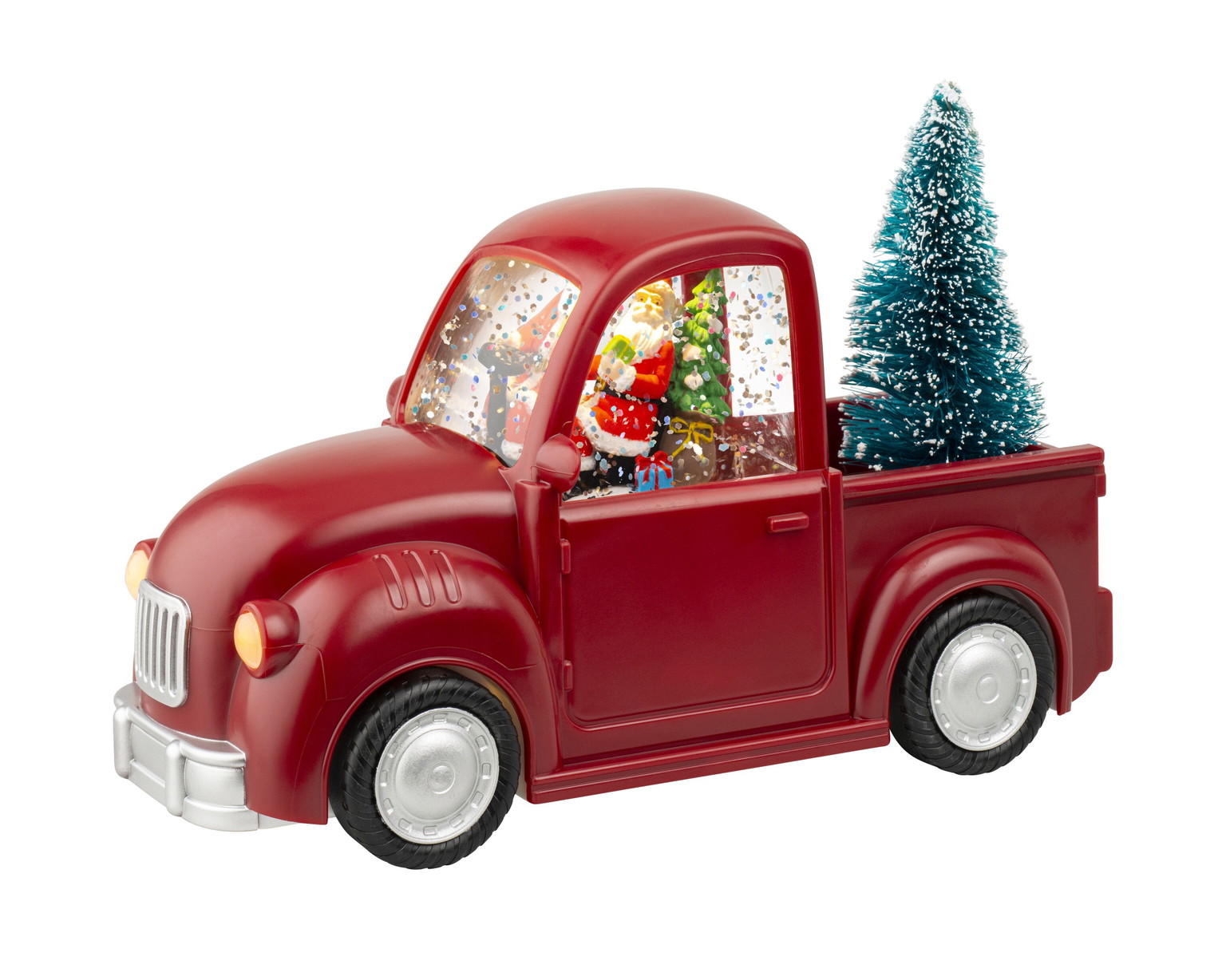 Elektrinė LED dekoracija AUTOMOBILIS, IP20, šiltai baltos sp., 3xAA (neįeina), 10 x 22,5 x 14cm-0