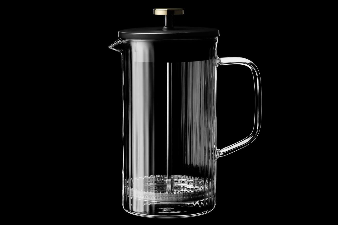 Kavinukas MAKU French Press, stiklinis, 1 L - 3