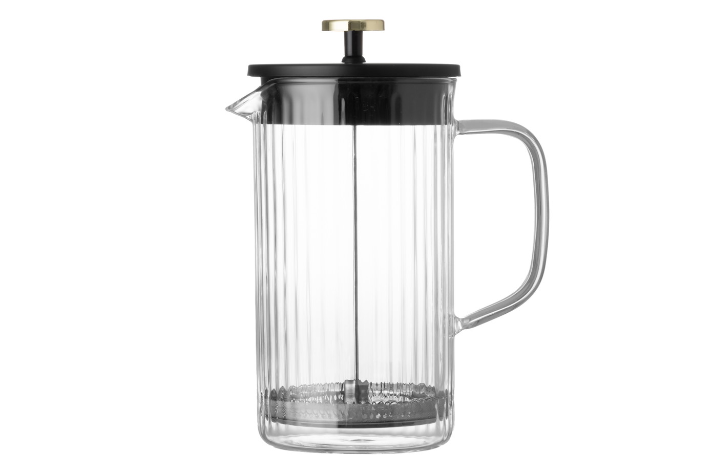 Kavinukas MAKU French Press, stiklinis, 1 L-0