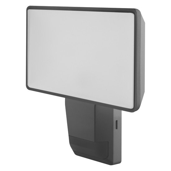 LED prožektorius OSRAM ENDURA PRO, IP55, 4000K, 27W, 3800lm, su judesio davikliu pilkos sp-0
