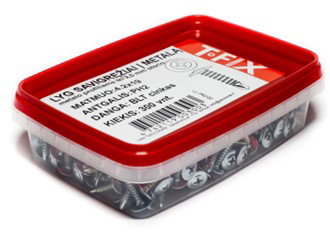 Savigręžiai T-FIX WPCEX, į metalą, 4,2 x 19 mm, 300 vnt.-0