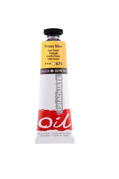 Aliejiniai dažai GRADUATE, geltonos sp., 38 ml-0