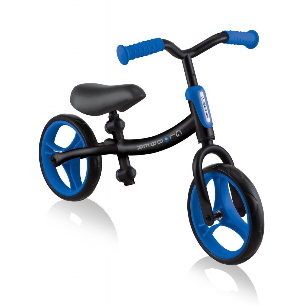 Balansinis dviratukas Globber Go Bike, juoda/mėlyna