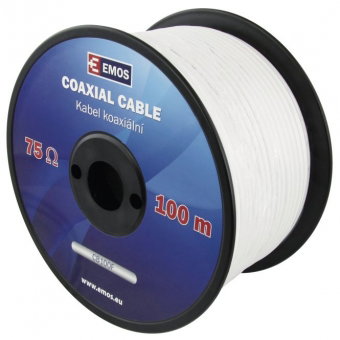 Televcizoriaus kabelis CB100F, varinis centrinis laidininkas, 100 m.-0