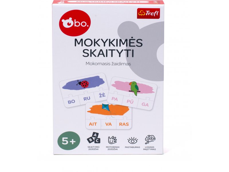 Mokomasis žaidimas Mokykimės skaityti bo., LT-0