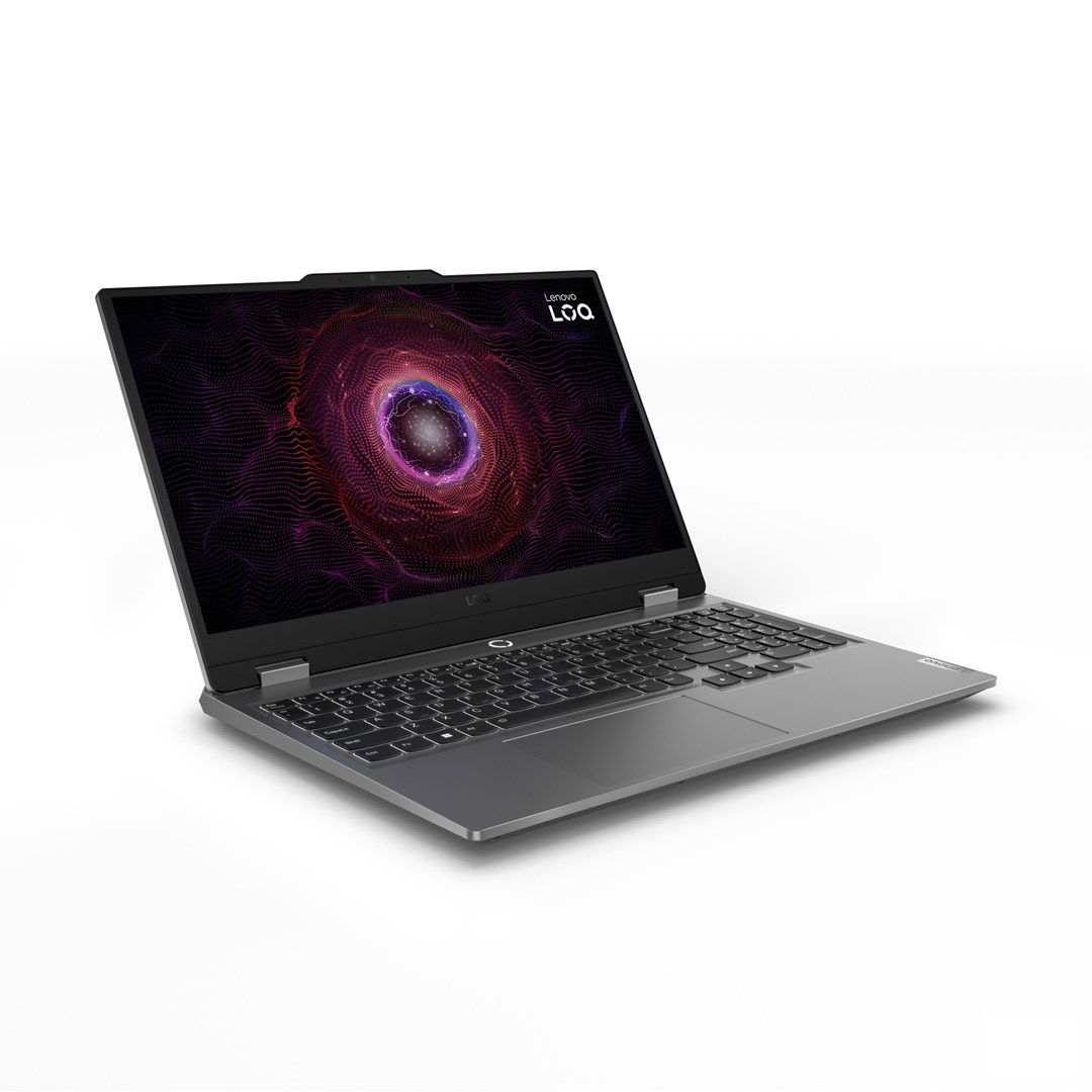 Nešiojamas kompiuteris Lenovo LOQ 15.6", Ryzen 5 7235HS, 16 GB, 512GB, RTX 3050, pilkas-1