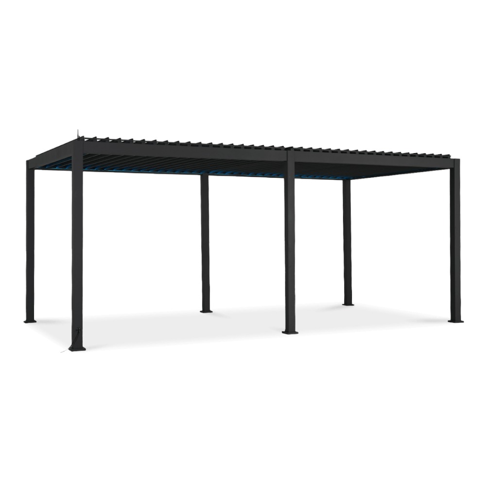 Elektrinė pavėsinė Pergola PLATINUM su LED, 300x600x250 cm, Anthracite - 5