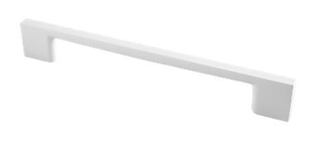 Baldų rankenėlė, stačiakampė, L-128 mm, baltos sp.