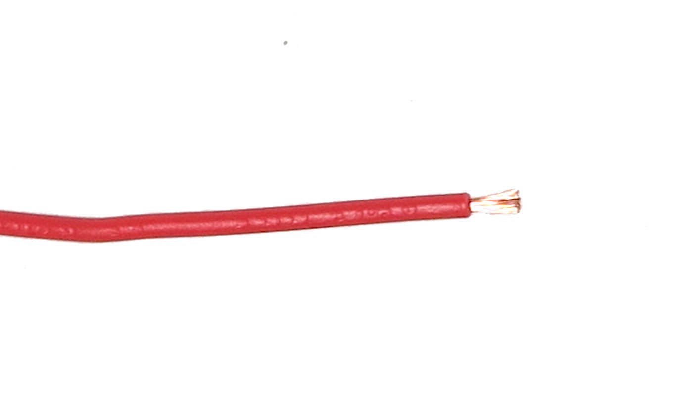 Instaliacinis kabelis, Lietkabelis PV3 (H05V-K), 0,75 mm², raudonas, 100 m - 1