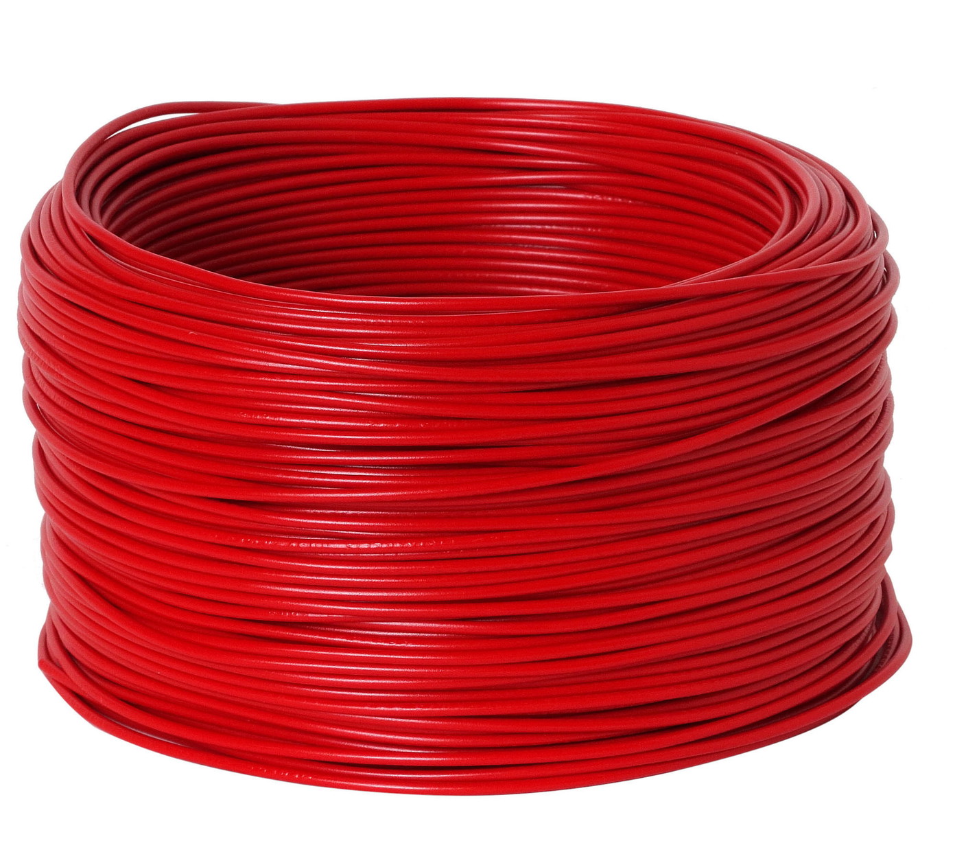 Instaliacinis kabelis, Lietkabelis PV3 (H05V-K), 0,75 mm², raudonas, 100 m-1