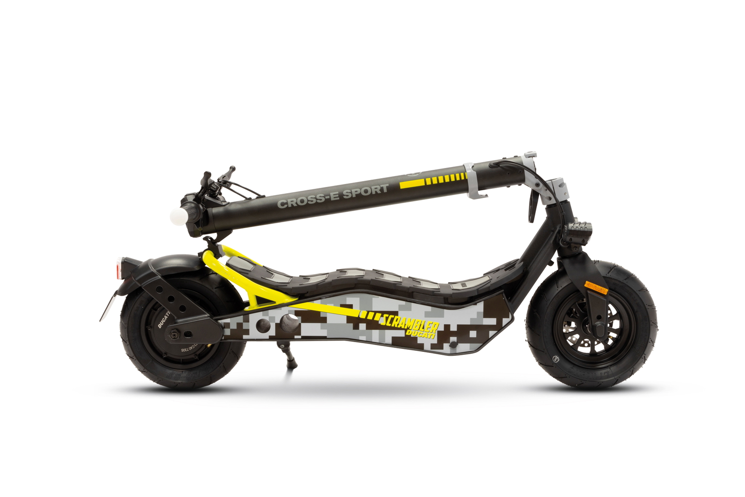 Ducati branded  Scrambler Electric Scooter Cross-E Sport, 350 W, 6.5 ", 25 km/h, Black/Yellow - 5