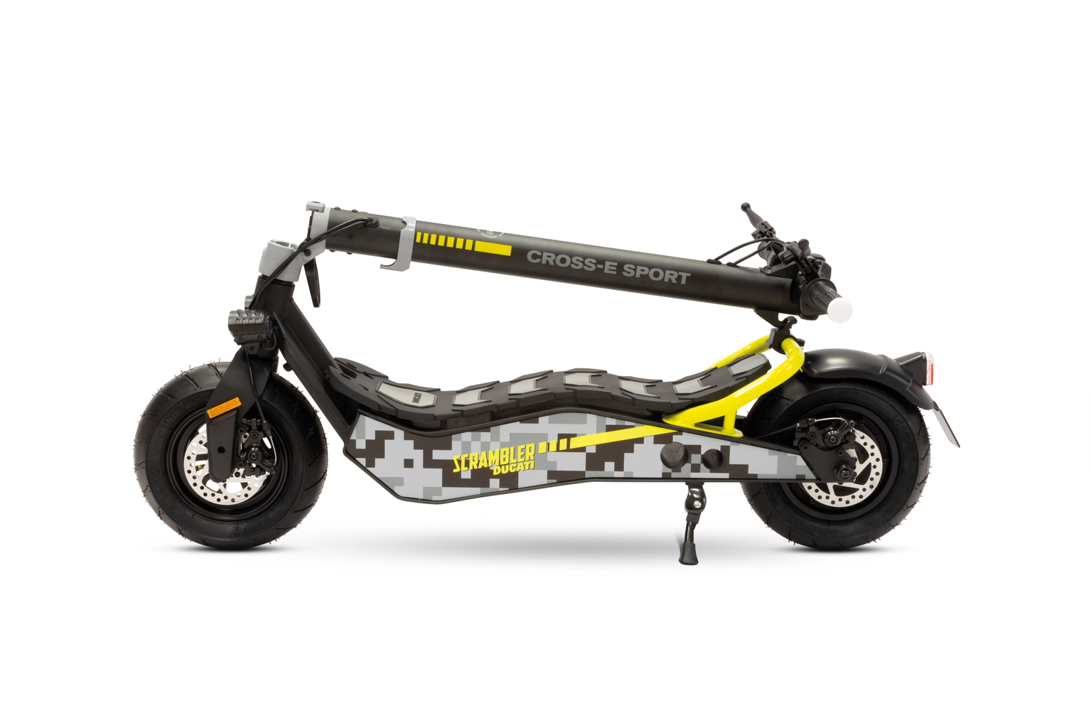 Ducati branded  Scrambler Electric Scooter Cross-E Sport, 350 W, 6.5 ", 25 km/h, Black/Yellow - 6