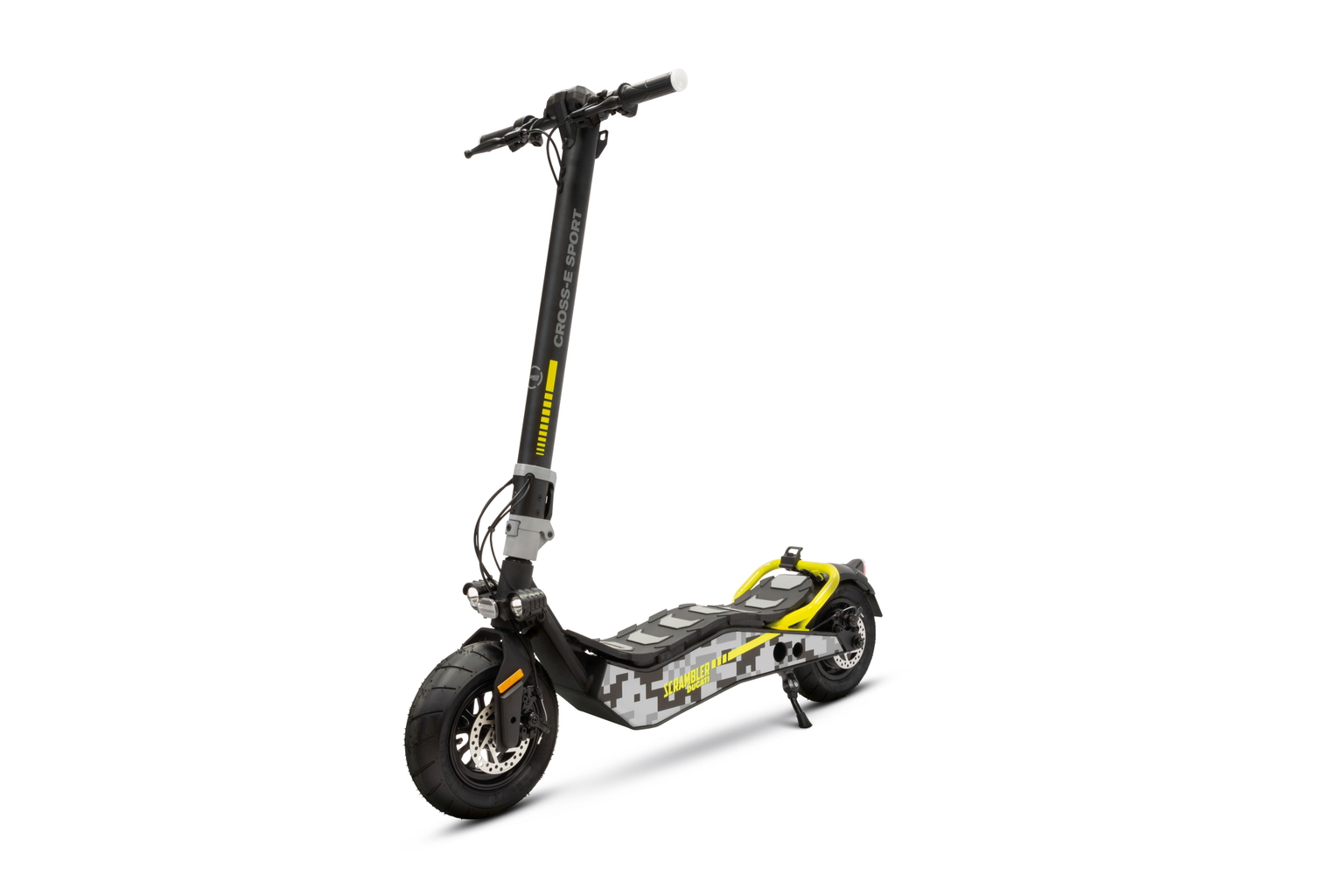 Ducati branded  Scrambler Electric Scooter Cross-E Sport, 350 W, 6.5 ", 25 km/h, Black/Yellow - 3