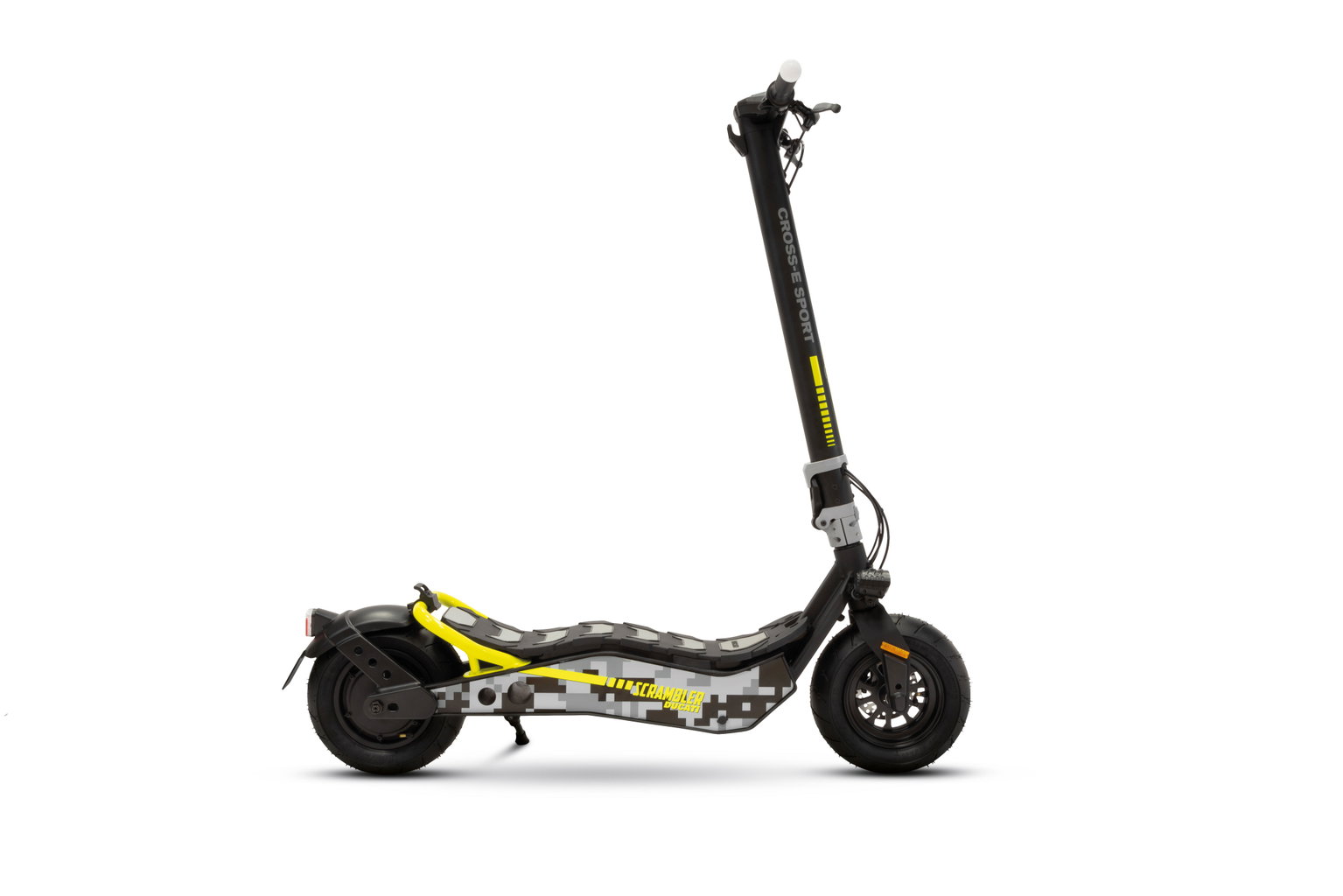 Ducati branded Scrambler Electric Scooter Cross-E Sport, 350 W, 6.5 ", 25 km/h, Black/Yellow-0