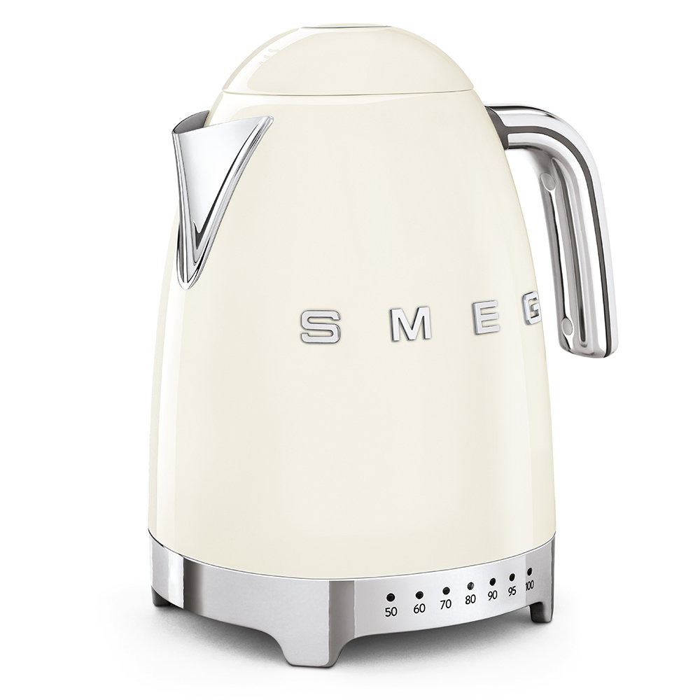 Elektrinis, nerūdijančio plieno virdulys SMEG KLF04CREU,  1,7 l, kreminė sp.-0