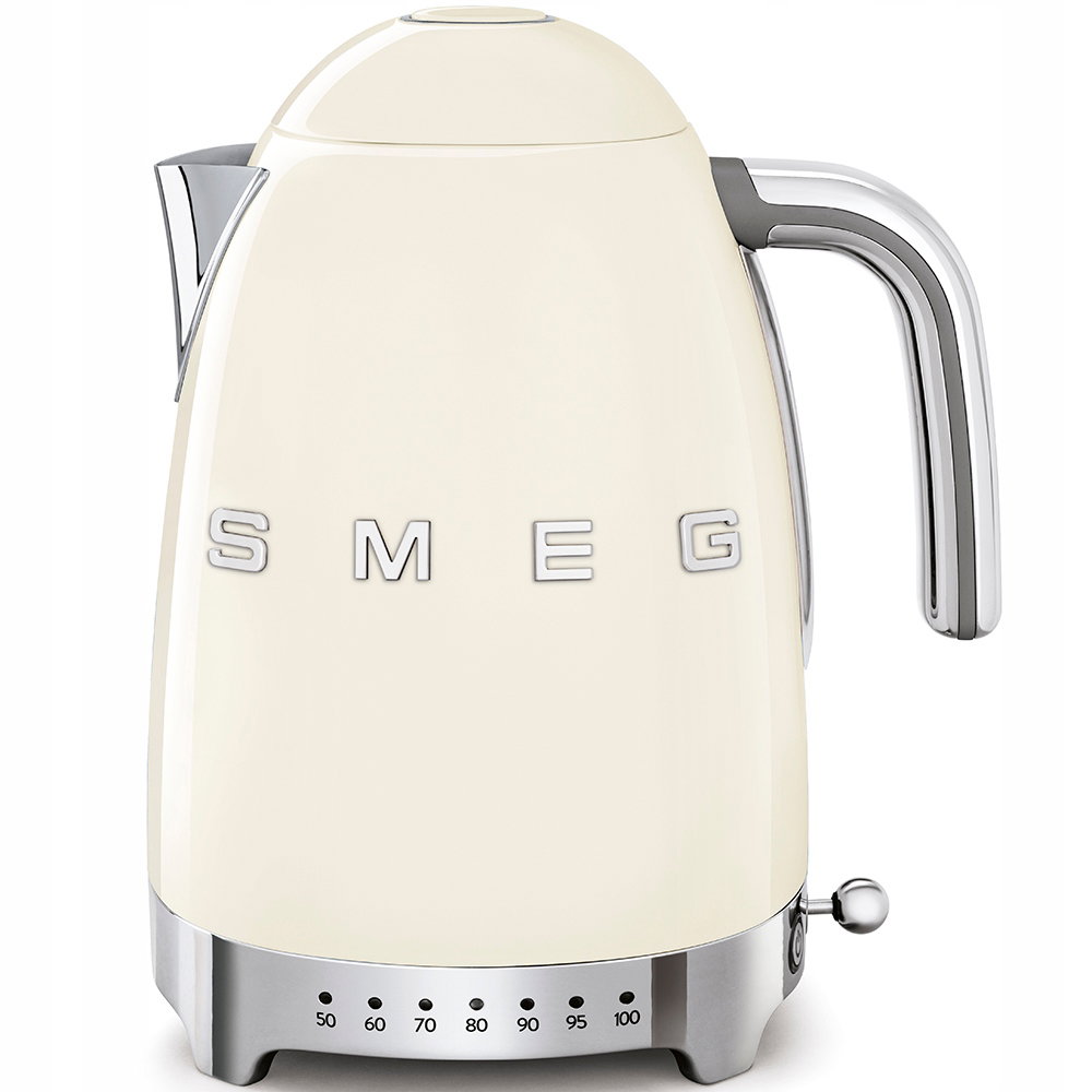Elektrinis, nerūdijančio plieno virdulys SMEG KLF04CREU,  1,7 l, kreminė sp.-1
