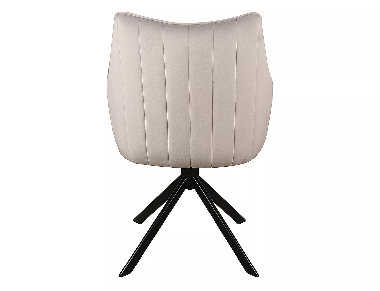Kėdė AZALIA VELVET, juoda/pilka - 4
